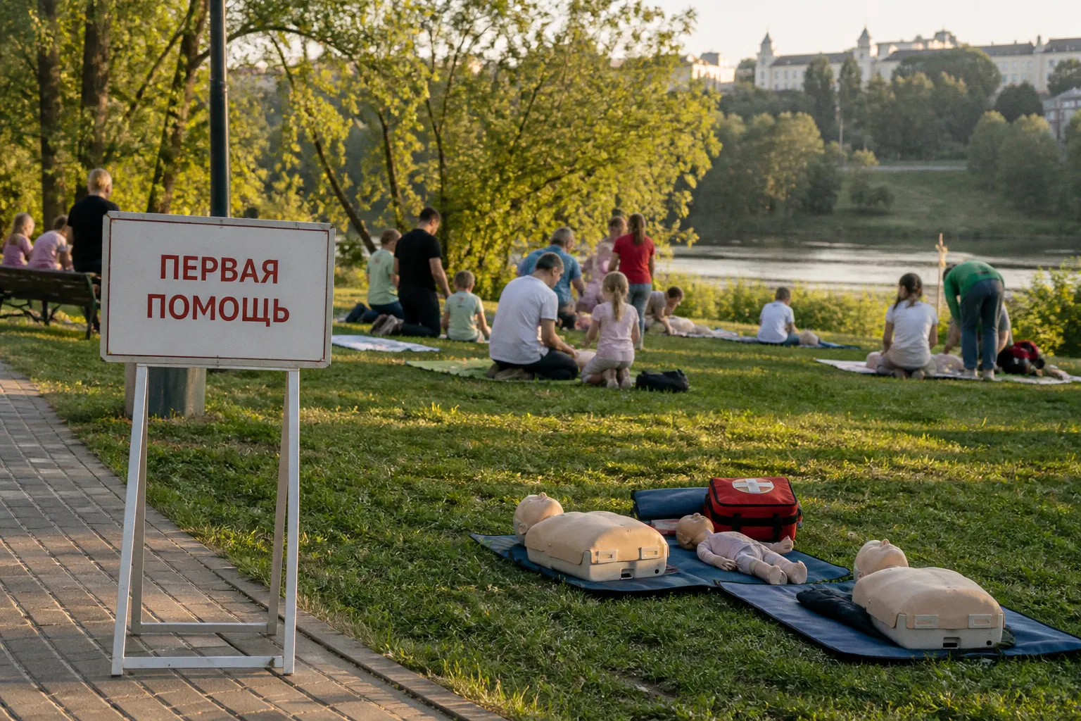 Почему семейные тренировки по первой помощи эффективнее дистанционных курсов